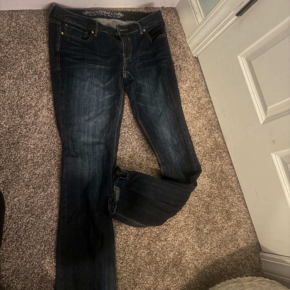 Women's Dark Blue Jeans